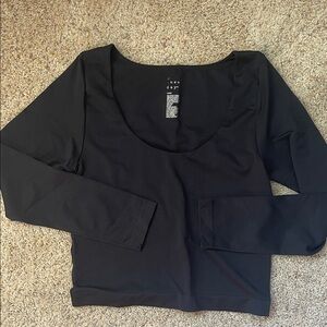 A new day Black Long Sleeve Tee